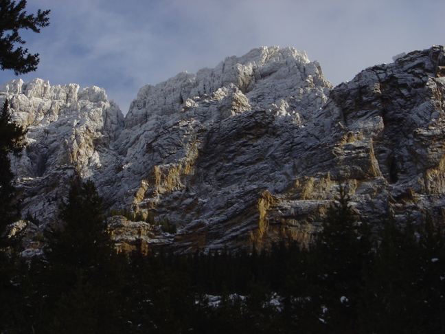 Glimpse of Castle Mountain